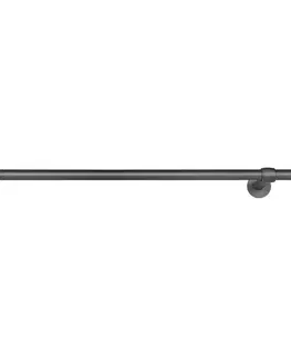 Garniže a tyče na záclony Okrúhla Tyč S Príslušenstvom Brush, 160-280cm