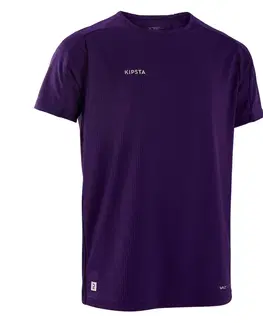 dresy Detský futbalový dres s krátkym rukávom Viralto Club fialový