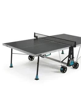 stolný tenis Outdoorový stôl Free 300X na stolný tenis sivý