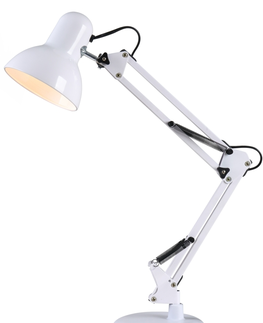 Stolové lampy Stolná lampa L2830 SANDY biela, vrátanie LED žiarovky S2571, 8W