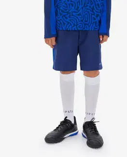 nohavice Detské futbalové šortky Viralto Letters modré