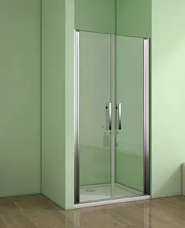 Sprchovacie kúty H K - Sprchové dvere MELODY D2 80 dvojkrídlové 76-80 x 195, číre sklo SE- MELODYD280