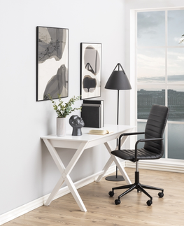 Kancelárske stoličky Dkton Dizajnová kancelárska stolička Narina, čierna
