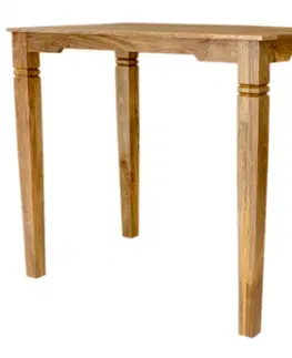 Jedálenské stoly Barový stôl Guru 80x110x80 z mangového dreva