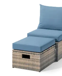 Outdoor Furniture Sets Rozkladacie lounge kreslo »Thore«