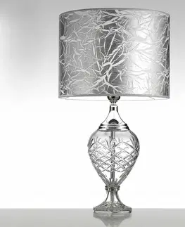 Stolové lampy Cremasco Stolná lampa Belle Epoque, 59 cm chróm