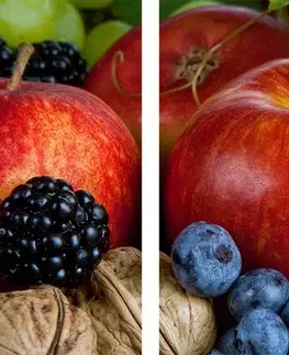 Obrazy jedlá a nápoje 5-dielny obraz jesenná úroda