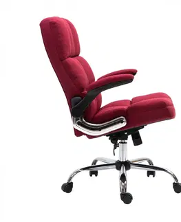 Kancelárske stoličky Kancelárske kreslo J21 Červená