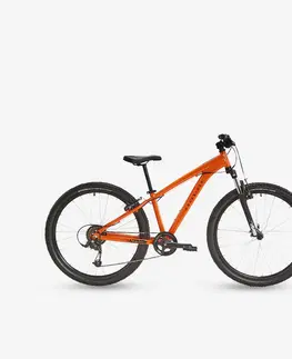 horské bicykle Horský bicykel ST 500 26-palcový pre deti 9-12 rokov oranžový