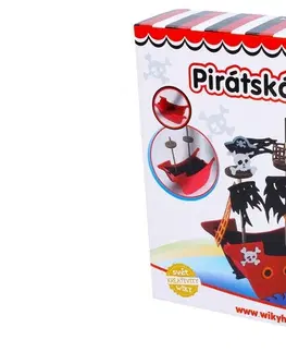 Kreatívne a výtvarné hračky WIKY - Kreatívna sada Pirátska loď