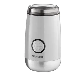Predlžovacie káble Sencor Sencor - Elektrický mlynček na zrnkovú kávu 60 g 150W/230V biela/chróm 