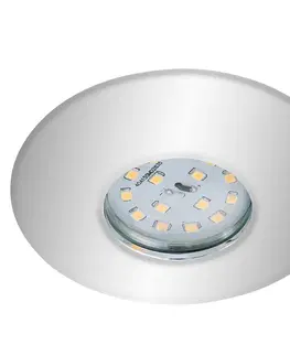Zapustené svietidlá Briloner Chrómované LED vstavané bodové svietidlo Sprcha, IP65