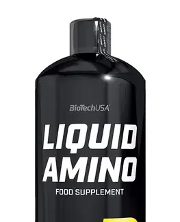 Tekuté (Amino+BCAA) Liquid Amino - Biotech USA 1000 ml Citrón