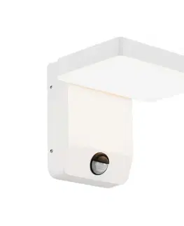 LED osvetlenie  LED Vonkajšie nástenné svietidlo so senzorom LED/17W/230V 3000K biela 
