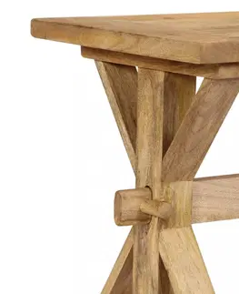 Lavice a stoličky Lavica mangovníkové drevo Dekorhome 160 cm