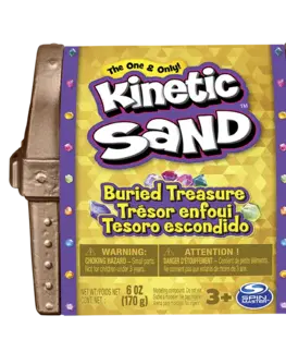 Kreatívne a výtvarné hračky SPIN MASTER - Kinetic Sand Truhlica S Pokladom