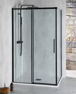 Sprchové dvere POLYSAN - ALTIS BLACK obdĺžniková sprchová zástena 1600x900 L/P varianta AL4312BAL6012B