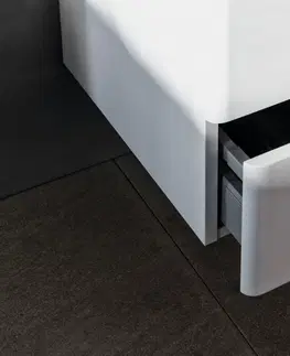 Kúpeľňa SAPHO - MEDIENA umývadlová skrinka 77x50,5x49cm, biela matná/biela matná MD080