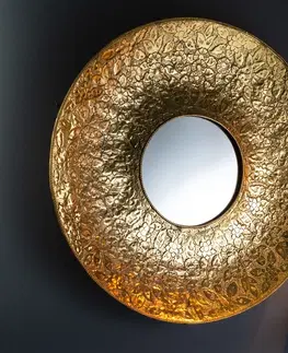 Zrkadlá LuxD Dizajnové nástenné zrkadlo Latoya  zlaté  x  25819