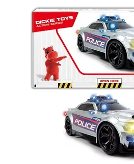 Hračky - autíčka DICKIE - AS Policajné auto Street Force 33 cm