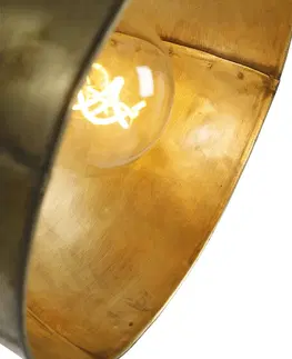 Stojace lampy Priemyselná stojaca lampa statív bronzová - Mango