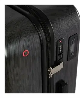 Batohy Cestovný kufor na kolieskach Compactor Graphite XL, vrátane ručnej pumpy, váhy, TSA zámok, 53,5 x31x80 cm, tmavosivý