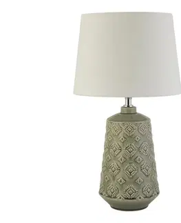Lampy Searchlight Searchlight EU60061GY - Stolná lampa EGYPT 1xE27/10W/230V keramika 
