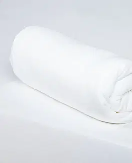 Jersey plachty Napínacia posteľná plachta, biela