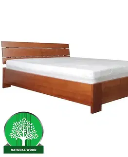 Drevené postele Posteľ drevené Halden Plus 140x200 Jelša