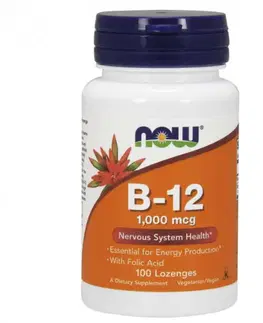 Vitamíny B NOW Vitamín B12 100 tab.
