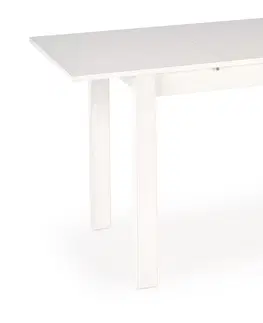 Jedálenské stoly HALMAR Gino rozkladací jedálenský stôl biela
