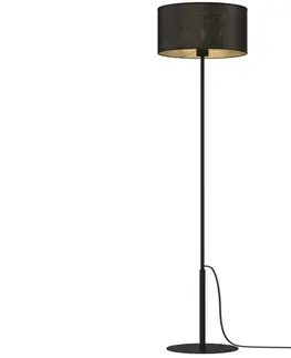 Lampy  Stojacia lampa LOFT SHADE 1xE27/60W/230V čierna/zlatá 
