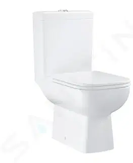 Kúpeľňa GROHE - Start Edge WC kombi set s nádržkou a doskou SoftClose, Rimless, alpská biela 39951000