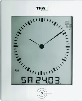 Hodiny Digitálne DCF hodiny s analógovým zobrazením TFA , 220 x 265mm