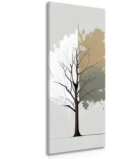Obrazy stromy a listy Obraz zaujímavý minimalistický strom