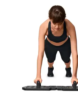 Exercise & Fitness Podložka na vzpory ležmo s elastickými popruhmi