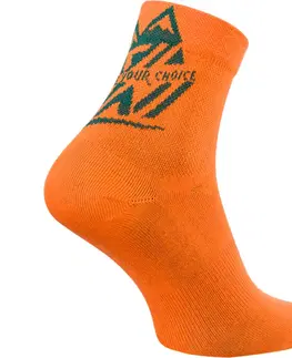 Pánské ponožky Cyklistické Enduro ponožky Silvini Orino UA1809 orange 42-44