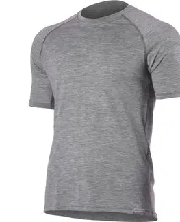 Tričká Merino triko Lasting QUIDO 8484 šedé vlnené L