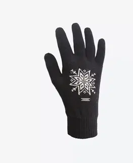 Zimné rukavice Pletené Merino rukavice Kama R104 110 čierna L