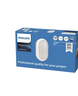 Nástenné svietidlá Philips Philips Wall-mounted LED svetlo, oválne, 4 000K