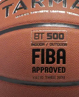 basketbal Basketbalová lopta FIBA BT500 Touch veľkosť 6 oranžová