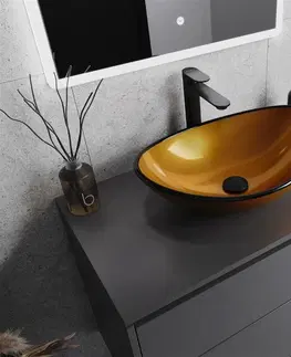 Kúpeľňa MEXEN - Sonia sklenené umývadlo 54 cm, zlaté 24145450