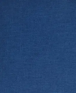 Jedálenské zostavy Jedálenská stolička otočná 2 ks látka Dekorhome Modrá