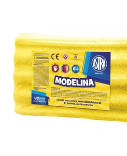 Hračky ASTRA - Modelovacia hmota do rúry MODELINA 1kg Žltá, 304111011