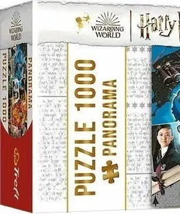Hračky puzzle TREFL - Panoramatické puzzle 1000 - 4 rokfortské domy
