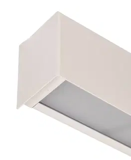 Nástenné svietidlá Euluna Nástenné svetlo Straight XS, šírka 26 cm, biela
