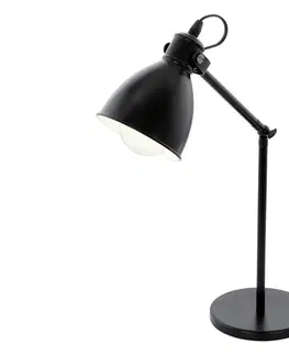 Lampy Eglo Eglo 49469 - Stolná lampa PRIDDY 1xE27/40W/230V 