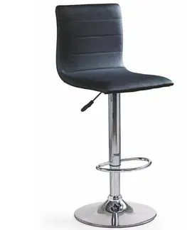 Barové stoličky Barová Stolička H-21 Čierna
