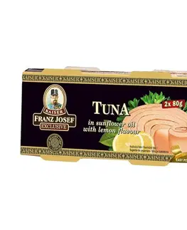 Ryby Franz Josef Kaiser Tuniak steak v slnečnicovom oleji s citrónom 2 x 80 g