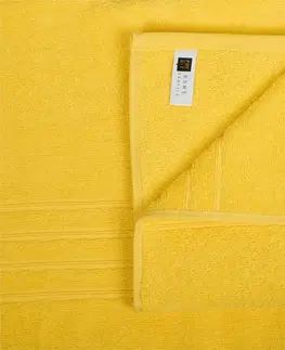 Uteráky Bavlnený uterák a osuška, Finer žltý 50 x 95 cm